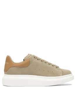 Alexander McQueen-Leather Upper And Rubber Sole Sneaker Sneakers & Slip-On Beige-Uomo 52068009574740