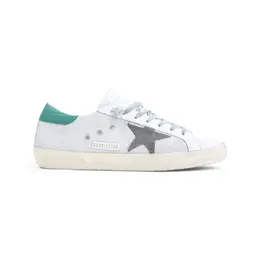 Golden Goose-White Leather Superstar Sneakers-Uomo 51977541910868