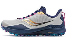 Кроссовки Peregrine 12 мужские с низким верхом серые/синие/фиолетовые/золотые Saucony s20737-40
