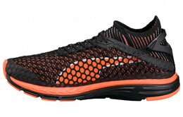 Кроссовки Speed Ignite Netfit для бега мужские с низким верхом, черные/оранжевые Puma 189937-03