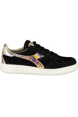 Кроссовки спортивные женские Diadora с контрастной отделкой, черный 5821 | nero