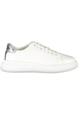 Кеды спортивные женские Calvin Klein, белый / серебряный 25091 | bianco