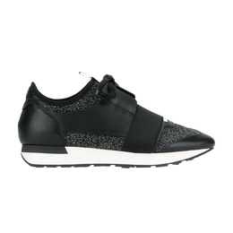 Кроссовки Balenciaga Wmns Race Runner 'Black White', черный 500586 w0681 1000 | black white