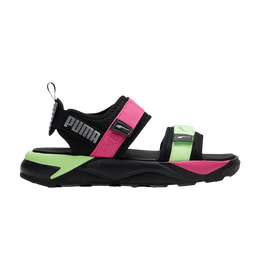 Puma Кроссовки Wmns RS-Sandal 'Glow in the Dark - Black Pink Lime', черный 381933 02 | glow in the dark - black pink lime