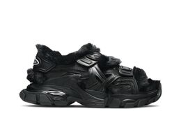 Кроссовки Balenciaga Wmns Furry Sandal 'Black', черный 668560 w3cq3 1000 | black