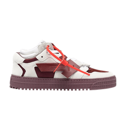 Кроссовки Off-White Wmns 3.0 Low 'White Burgundy', белый owia181e20lea001 0128 | white burgundy