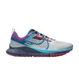 Nike Кроссовки Wmns React Pegasus Trail 4 SE 'Pure Platinum Baltic Blue', серый fb7806 001 | pure platinum baltic blue