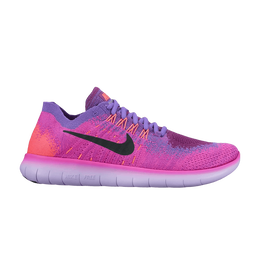 Nike Кроссовки Wmns Free RN Flyknit 2017 'Fire Pink Grape', розовый 880844 600 | fire pink grape