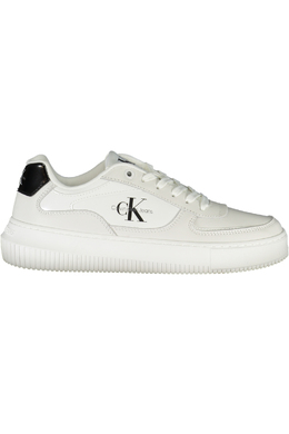 Кроссовки женские Calvin Klein на шнурках, белый / черный 28512 | bianco