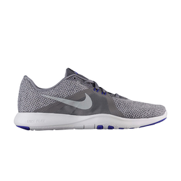 Nike Кроссовки Wmns Flex Trainer 8 'Gunsmoke Metallic Silver', серый 924339 005 | gunsmoke metallic silver