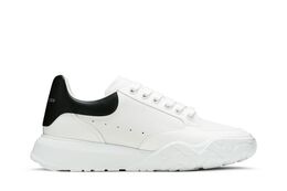 Кроссовки Alexander McQueen Wmns Oversized Court Trainer 'White Black', белый 633915 whz96 9061 | white black