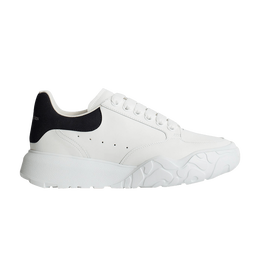 Кроссовки Alexander McQueen Wmns Court Trainer 'White Black', белый 633915 wia9a 9061 | white black