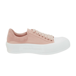Кроссовки Alexander McQueen Wmns Deck Lace-Up Plimsoll 'Magnolia', розовый 654593 w4pq1 9297 | magnolia