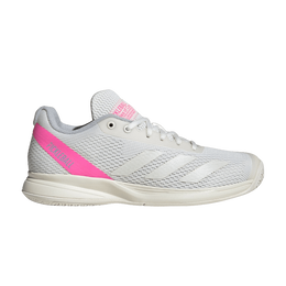 Adidas Кроссовки Wmns Pickleball 'White Silver Metallic Pink', белый jq0696 | white silver metallic pink