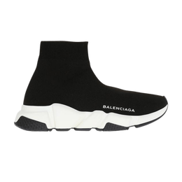 Кроссовки Balenciaga Wmns Speed Trainer Mid 'Black White Black', черный 494371 w05g0 1000 | black white black