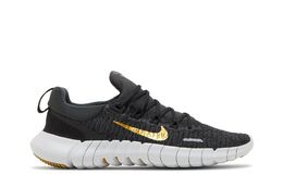 Nike Кроссовки Wmns Free Run 5.0 Next Nature 'Dark Smoke Grey Metallic Gold Coin', серый cz1891 005 | dark smoke grey metallic gold coin