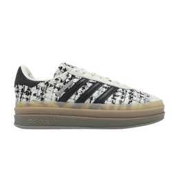 Adidas Кроссовки Wmns Gazelle Bold 'Tweed - White Gum', белый jp5673 | tweed - white gum