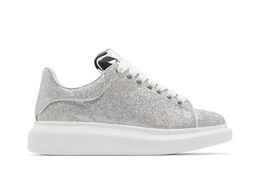 Кроссовки Alexander McQueen Wmns Oversized Sneaker 'Glitter Tinsel', серебряный 742664 w4w71 8699 | glitter tinsel