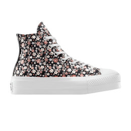 Converse Кроссовки Wmns Chuck Taylor All Star Lift Platform High 'Petite Petals - Total Eclipse', черный a14264c | petite petals - total eclipse