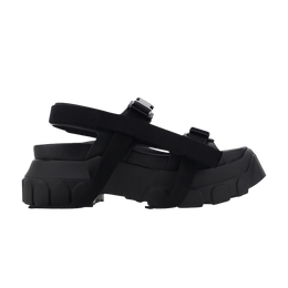 Кроссовки Rick Owens Wmns Tractor Sandal 'Black', черный rp01d2885 loo 99 | black