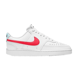 Nike Кроссовки Wmns Court Vision Low 'White Bright Crimson', белый cd5434 106 | white bright crimson