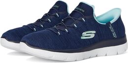 Кроссовки Skechers Summits Everyday Set Hands Free Slip-INS, цвет Navy Aqua 9988080 | navy aqua
