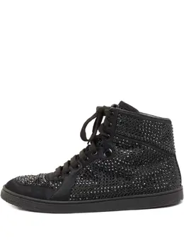 Gucci Coda crystal embellishment high top sneakers 30338091