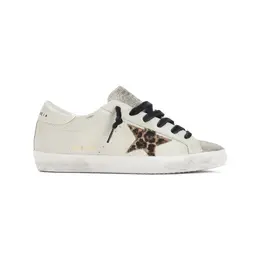 Golden Goose-Light Beige Super Star Cow Leather Sneakers-Donna 52104607727956