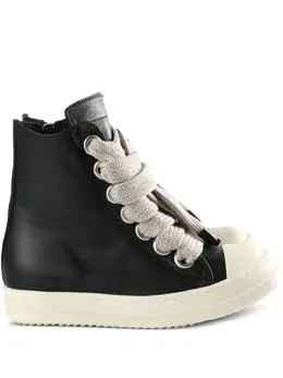 Rick Owens leather high-top sneakers 30899614