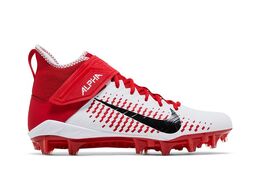Nike Кроссовки Alpha Menace Pro 2 Mid 'White University Red', белый bv3945 105 | white university red