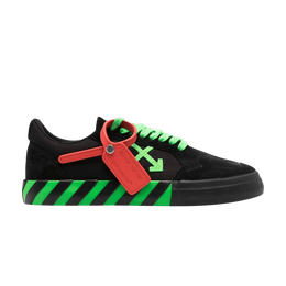 Кроссовки Off-White Vulc Sneaker 'Black Green', черный omia085s23lea001 1070 | black green
