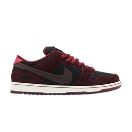 Nike Кроссовки RIOT Skateshop x Dunk Low Pro SB QS 'Mahogany Dark Beetroot' Special Box, красный fz1289 200 sb | mahogany dark beetrootspecial box