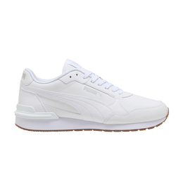 Puma Кроссовки ST Runner v4 Leather 'White Glacial Grey Gum', белый 399068 13 | white glacial grey gum