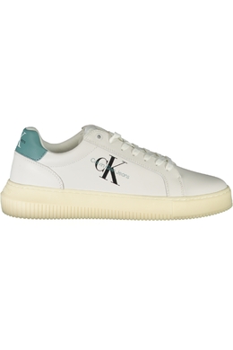 Кроссовки спортивные Calvin Klein мужские, белый / бирюзовый 26828 | bianco