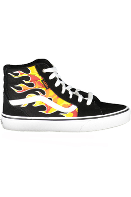 Кроссовки мужские Vans высокие, черный 25385 | nero