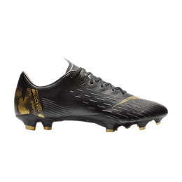 Nike Кроссовки Vapor 12 Pro FG 'Black Metallic Vivid Gold', черный ah7382 077 | black metallic vivid gold