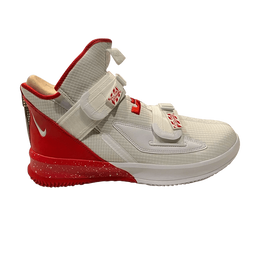 Nike Кроссовки LeBron Soldier 12 TB 'White University Red', белый bq5553 110 | white university red
