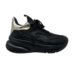 Кроссовки Alexander McQueen Oversized Runner 'Black Silver', черный 708811 wice9 1059 | black silver