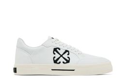Кроссовки Off-White New Low Vulcanized 'White Black', белый omia293c99fab001 0110 | white black