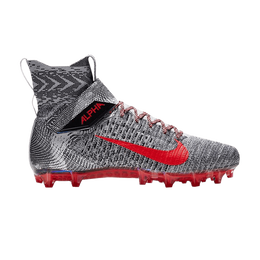 Nike Кроссовки Alpha Menace Elite 2 'Grey Bright Crimson', серый ao3374 100 | grey bright crimson