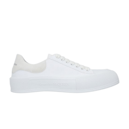 Кроссовки Alexander McQueen Deck Plimsoll Low 'White', белый 654594 w4mv7 9000 | white