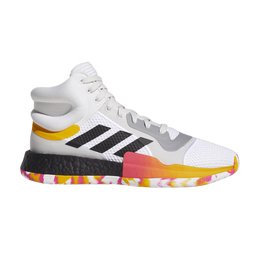 Adidas Кроссовки Marquee Boost 'White Black Active Gold', белый g26212 | white black active gold