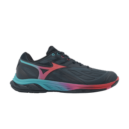 Mizuno Кроссовки Wave Fang 2 Wide 'Salute Hibiscus Peacock Blue', черный 71ga231337 | salute hibiscus peacock blue