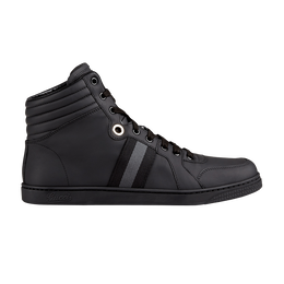 Кроссовки Gucci Silverstone NS Nylon High 'Black', черный 309532 avt30 1052 | black