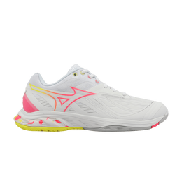 Mizuno Кроссовки Wave Fang 2 'White Pink Bolt Neon', белый 71ga231322 | white pink bolt neon