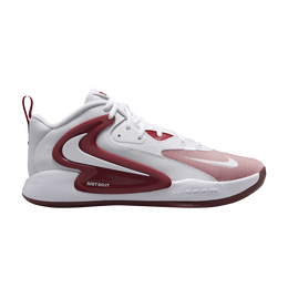 Nike Кроссовки Air Zoom HyperSet 2 IC 'White Crimson', красный fq7070 106 | white crimson