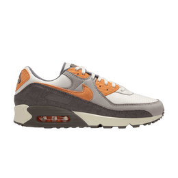 Nike Кроссовки Air Max 90 Premium 'Flat Pewter Copper Moon', серый ib7467 029 | flat pewter copper moon