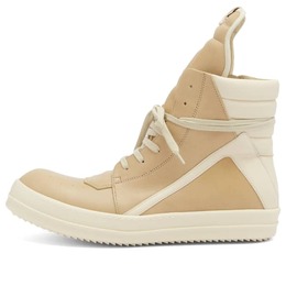 Кожаные кроссовки Geobasket Rick Owens, мультиколор rr01e5894-lchlco-8111 | parchment, milk & milk