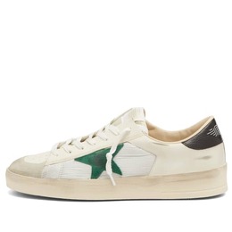 Кроссовки Stardan из кожи и замши Golden Goose, мультиколор gmf00333-f006908-82873 | white, black & green