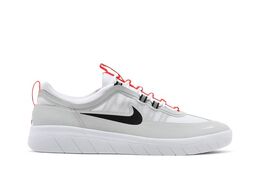 Nike Кроссовки Nyjah Free 2 SB 'Neutral Grey Bright Crimson', серый bv2078 007 | neutral grey bright crimson